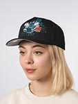 Бейсболка MITCHELL NESS арт. HP12161-CHOBLCK Charlotte Hornets NBA (черный)